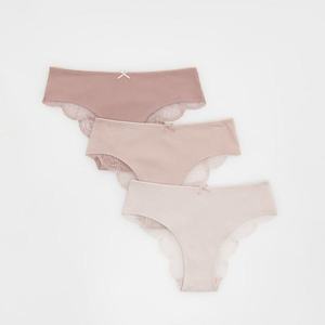 Reserved - Sada 3 bavlněných kalhotek - Růžová obraz