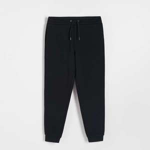 Reserved - Teplákové kalhoty regular fit - Černý obraz