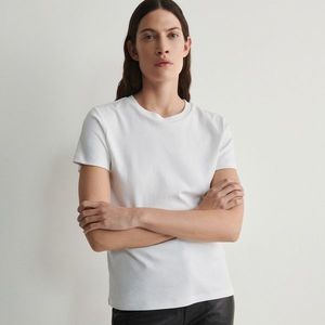Reserved - Bavlněné tričko - Bílá obraz