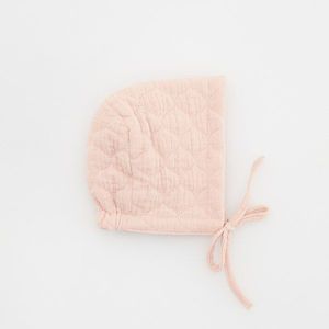 Reserved - Bavlněná čepice s překříženým uzlem - Růžová obraz