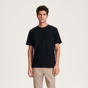 Reserved - Bavlněné tričko střihu regular - Černý obraz
