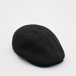 Reserved - Čepice s kšiltem z jednobarevného materiálu - Černý obraz