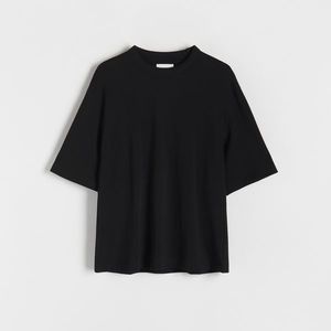 Reserved - Bavlněné tričko - Černý obraz