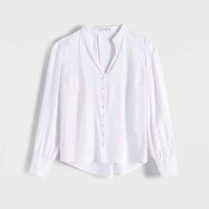 Reserved - Košile s vysokým podílem viskózy - Bílá obraz