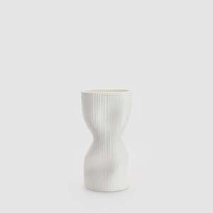 Reserved - Váza organického tvaru - Bílá obraz