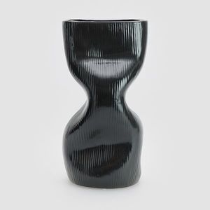 Reserved - Váza organického tvaru - Černý obraz