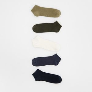 Reserved - Sada 5 párů kotníkových ponožek - Khaki obraz