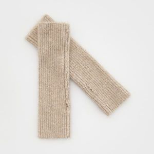 Reserved - Úpletové rukavice bez prstů - Béžová obraz