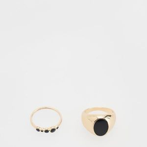 Reserved - Sada 2 prstenů - Černý obraz