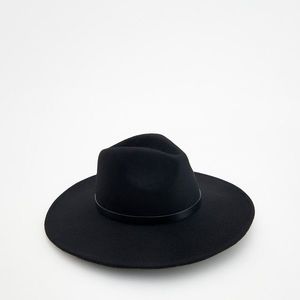 Reserved - Vlněný klobouk - Černý obraz