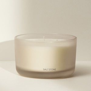 Reserved - Vonná svíčka Salt Stone - Světle šedá obraz