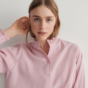 Reserved - Košile s volánky - Růžová obraz