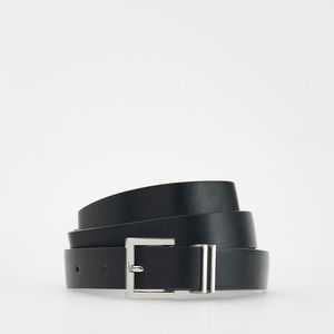 Reserved - Koženkový pásek - Černý obraz
