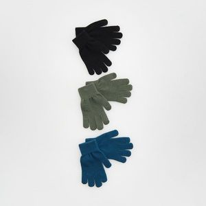 Reserved - Klasické rukavice 3 pack - Modrá obraz