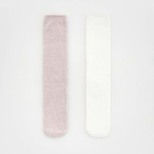 Reserved - Sada 2 párů dlouhých ponožek - Růžová obraz