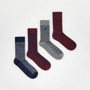 Reserved - Sada 4 párů ponožek - Šedá obraz