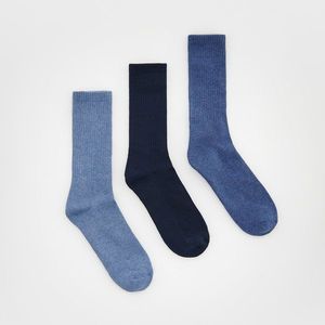Reserved - Sada 3 párů ponožek - Modrá obraz