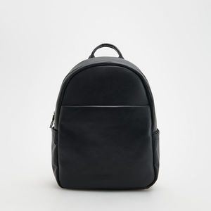 Reserved - Koženkový batoh - Černý obraz