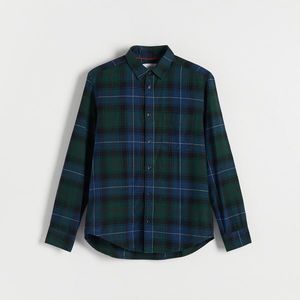 Reserved - Kostkovaná košile regular fit - Vícebarevná obraz