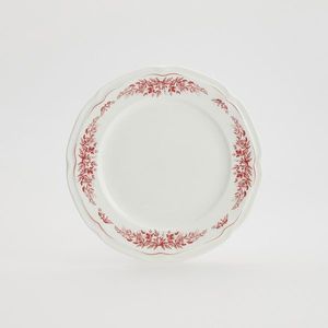 Reserved - Porcelánový talíř - Bordó obraz