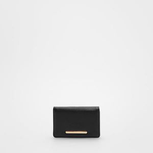 Reserved - Malá peněženka z umělé kůže - Černý obraz