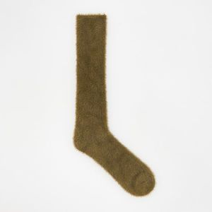 Reserved - Ponožky z měkkého úpletu - Khaki obraz