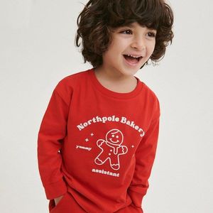 Reserved - Vánoční tričko s dlouhými rukávy a aplikací - Červená obraz