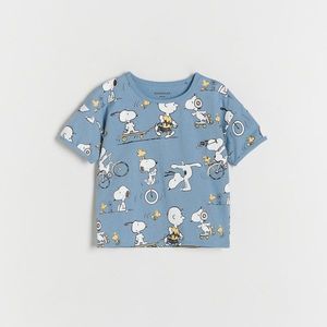 Reserved - Oversize tričko Snoopy - Modrá obraz