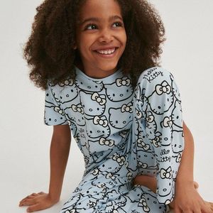 Reserved - Pyžamová souprava pro miminko Hello Kitty - Modrá obraz