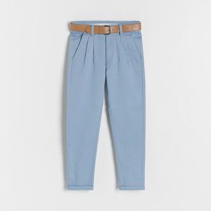 Reserved - Boys` trousers & belt - Modrá obraz