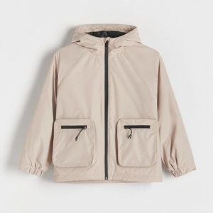 Reserved - Zateplená bunda s kapucí - Béžová obraz