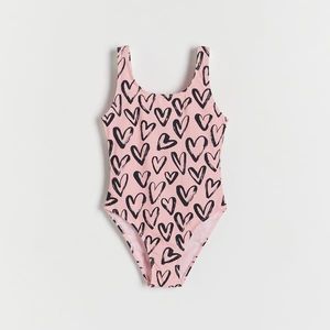 Reserved - Girls` swimming suit - Růžová obraz