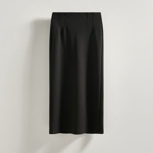 Reserved - Přiléhavá midi sukně - Černý obraz
