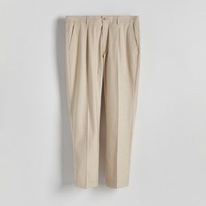 Reserved - Oblekové kalhoty - Béžová obraz