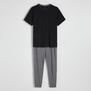 Reserved - Dvoudílné pyžamo - Černý obraz