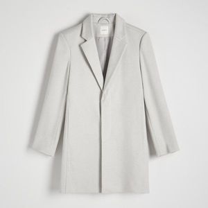Reserved - Klasický kabát - Světle šedá obraz