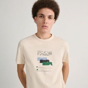 Reserved - Tričko regular s potiskem - Béžová obraz