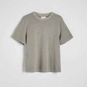 Reserved - Vyšisované tričko - Světle šedá obraz
