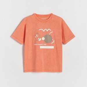 Reserved - Tričko regular - Oranžová obraz