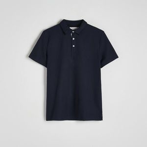 Reserved - Polo košile střihu regular - Tmavomodrá obraz