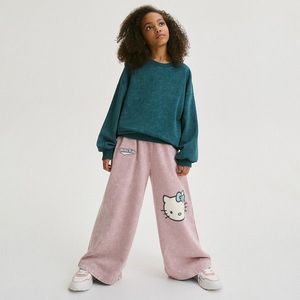 Reserved - Girls` trousers - Růžová obraz