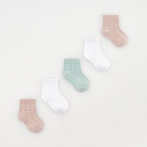 Reserved - Sada 5 párů vzorovaných ponožek s vysokým podílem bavlny - Vícebarevná obraz