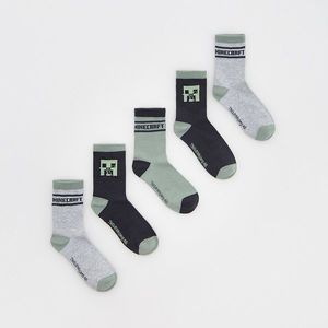 Reserved - Ponožky Minecraft 3 pack - Zelená obraz