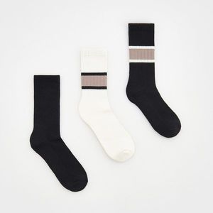 Reserved - Sada 3 párů ponožek - Krémová obraz
