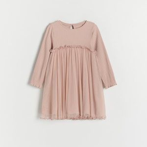 Reserved - Šaty s tylovou sukní - Růžová obraz