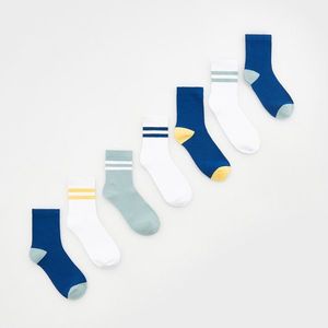 Reserved - Sada 7 párů ponožek - Bílá obraz