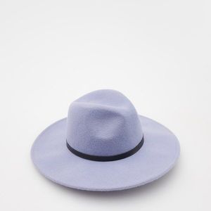 Reserved - Vlněný klobouk s ozdobným páskem - Modrá obraz