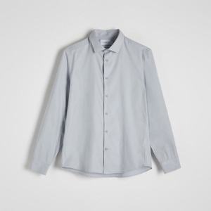 Reserved - Košile regular fit s vysokým podílem bavlny - Modrá obraz