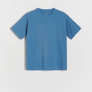 Reserved - Bavlněné tričko oversized - Modrá obraz