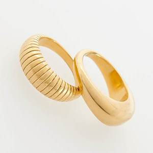 Reserved - Sada 2 prstenů - Zlatá obraz